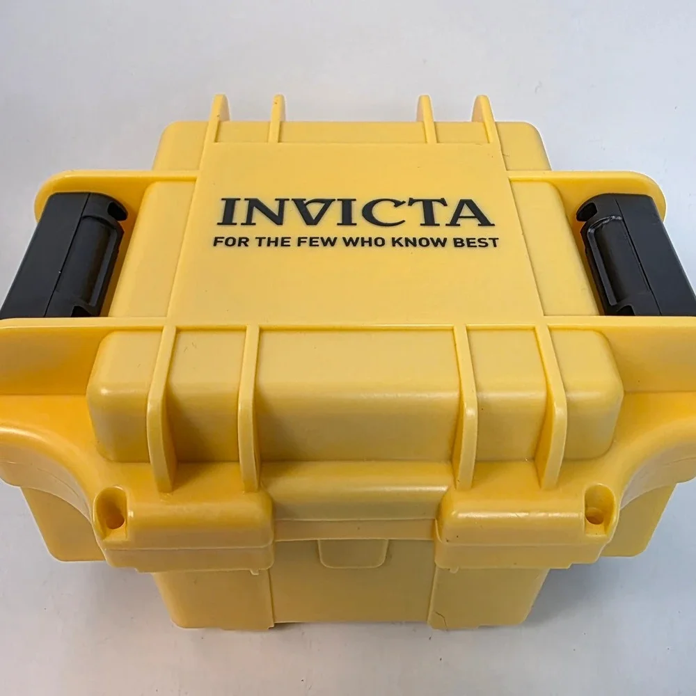 Invicta Specialty Roulette Automatic Men's Watch 52mm Steel NEW Yellow Diver Box